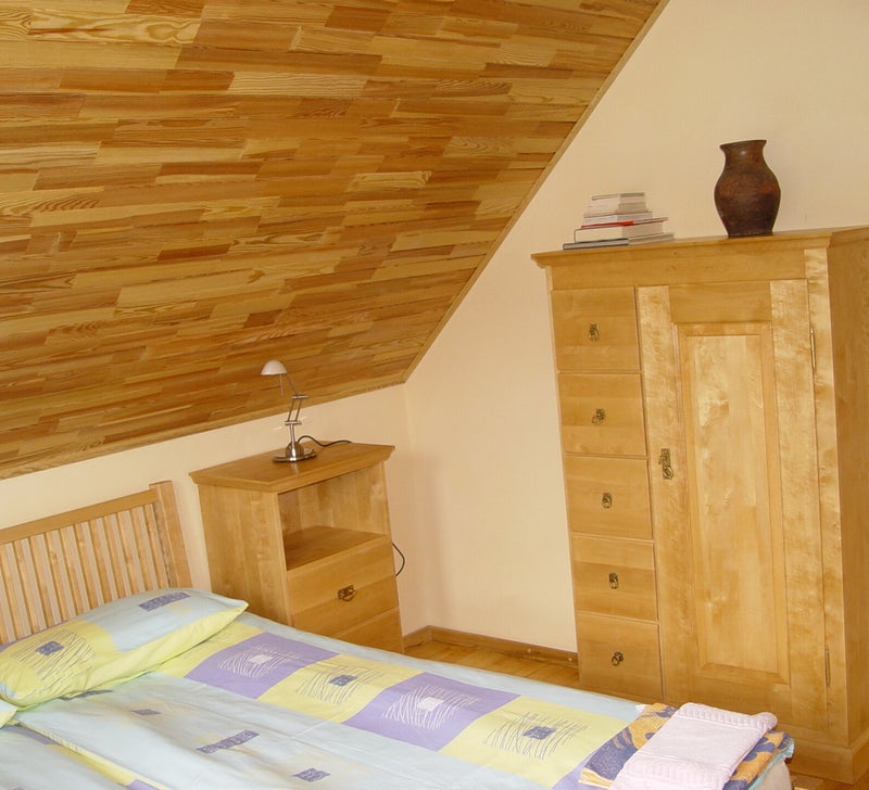 Doppelzimmer im Haus Aika – Schlafbereich