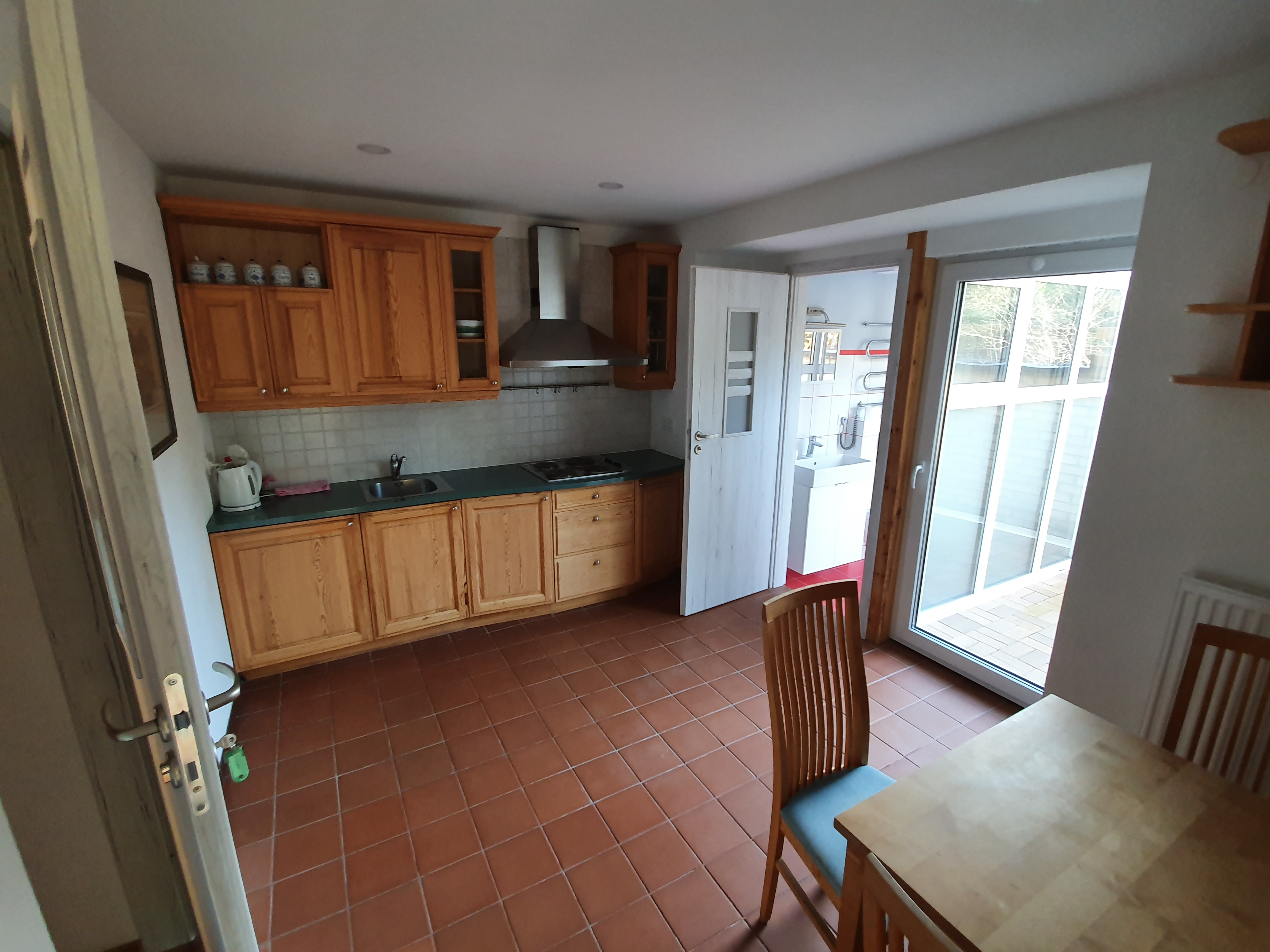 Apartment mit Terrasse – Küche